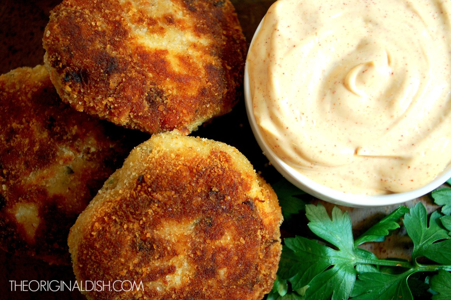 Crab Cakes with Chipotle Lemon Mayo The Original Dish