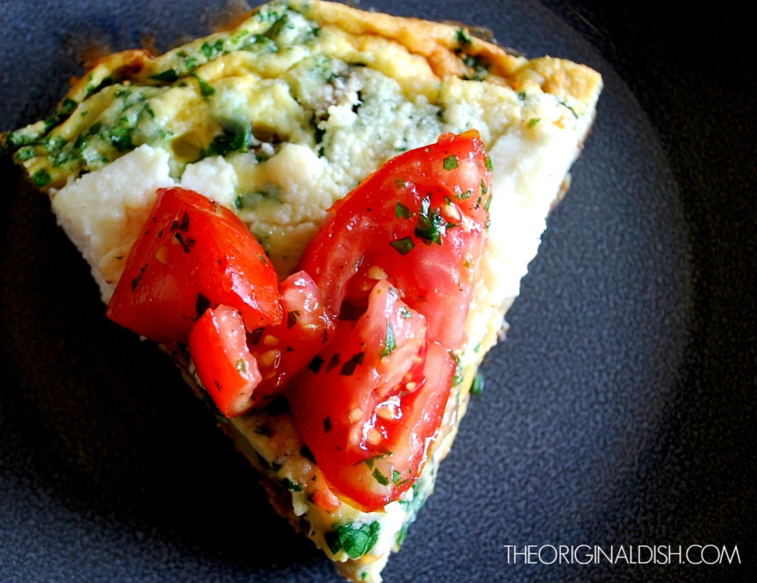 Potato & Sage Frittata with Fresh Tomatoes The Original Dish