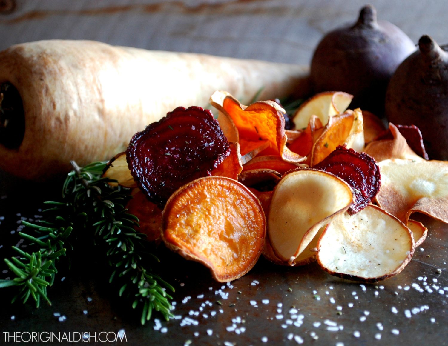 Root Vegetable Chips with Rosemary Salt The Original Dish