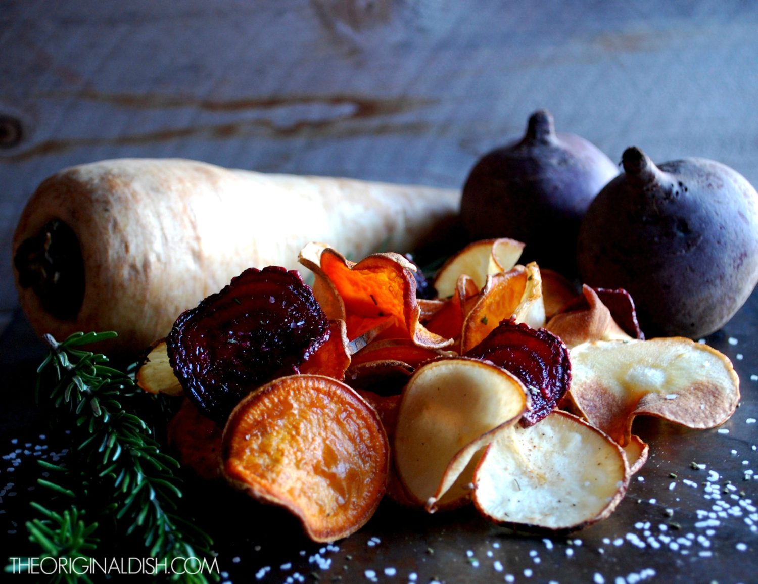 Root Vegetable Chips with Rosemary Salt The Original Dish