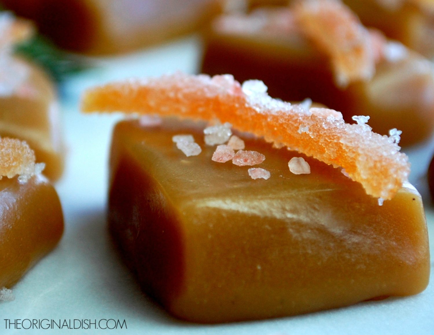 CardamomHoney Caramels with Candied Grapefruit The Original Dish