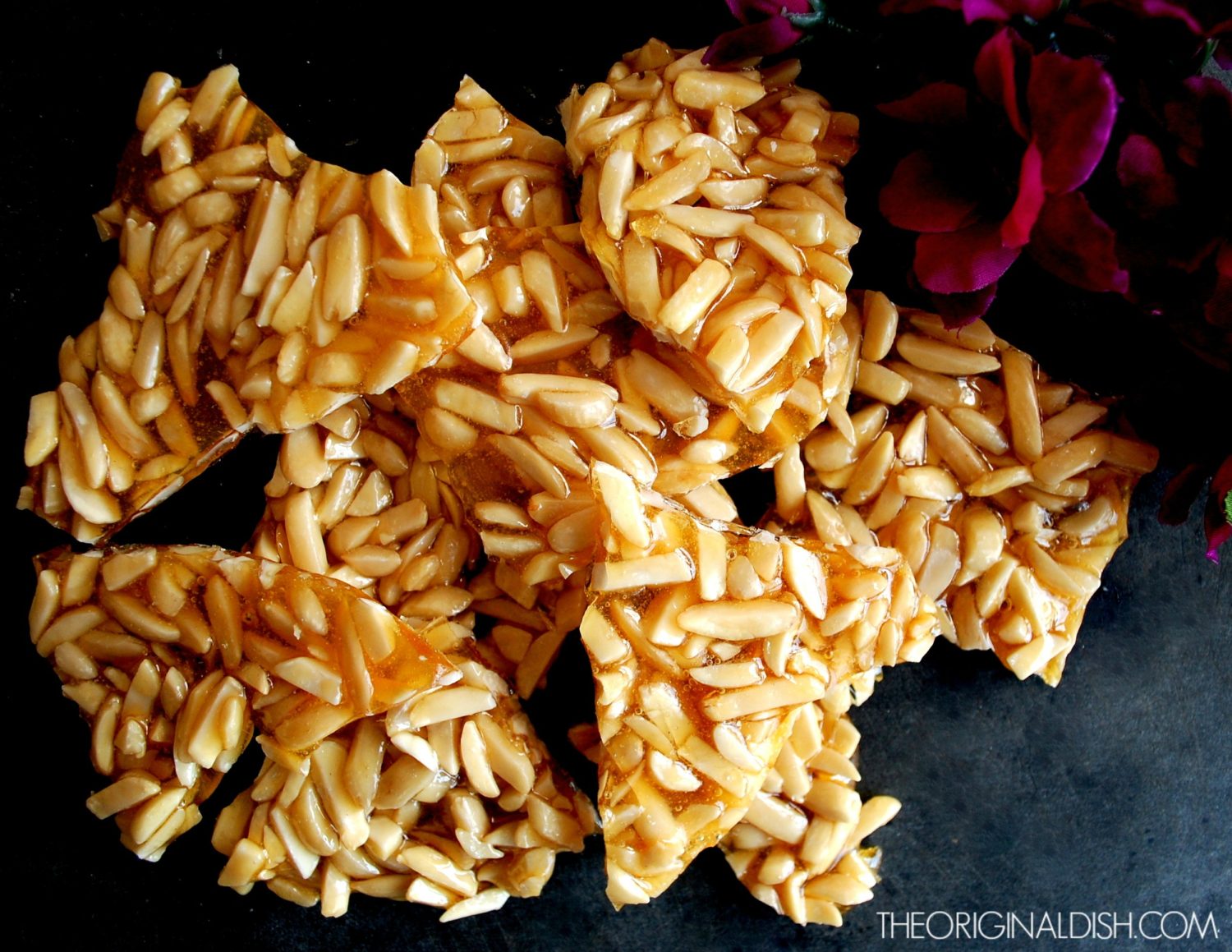 Chocolate Custard with Lavender Cream, Almond Brittle & Sea Salt The