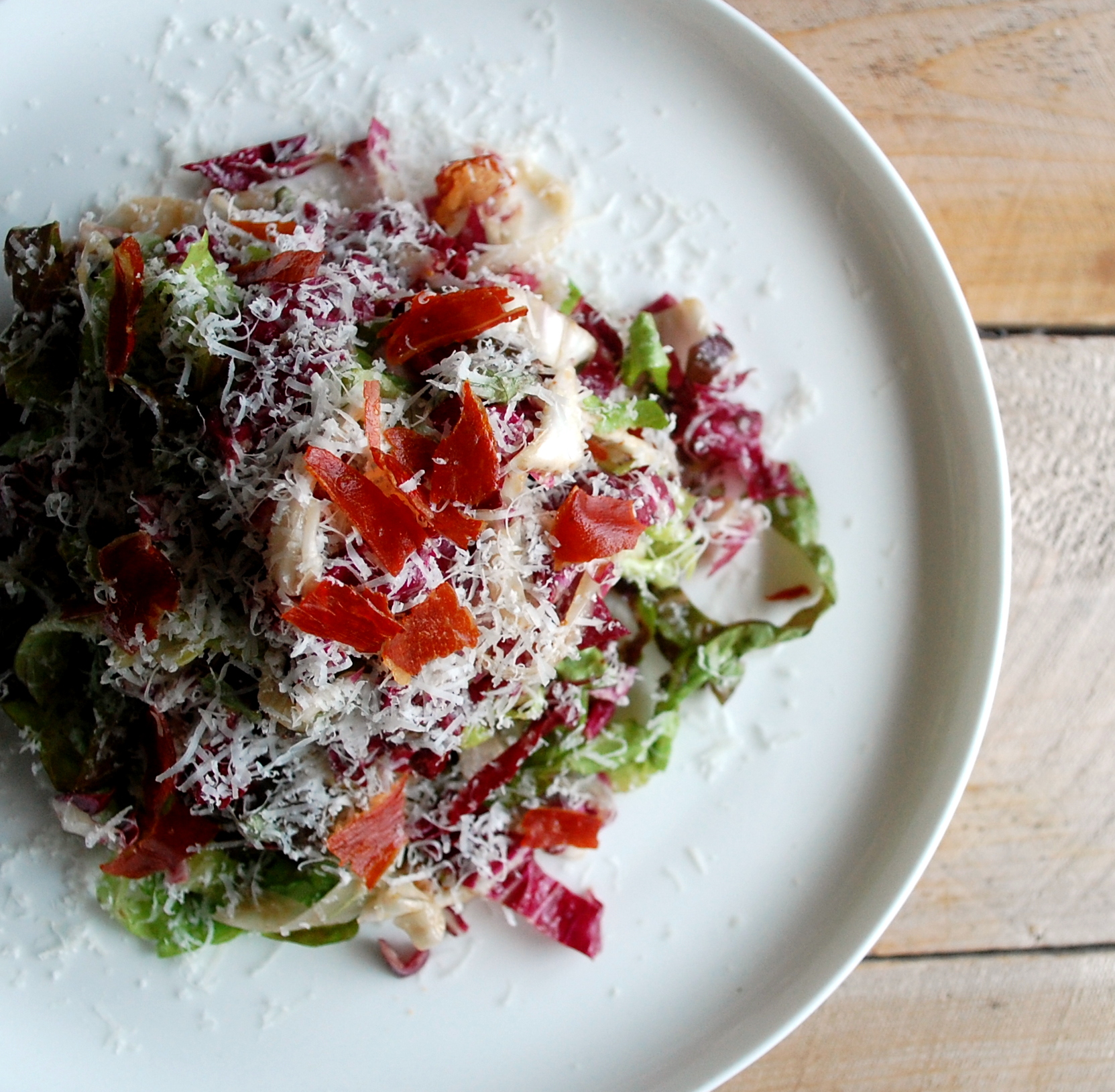Radicchio &amp; Fennel Salad with Crispy Prosciutto - The Original Dish