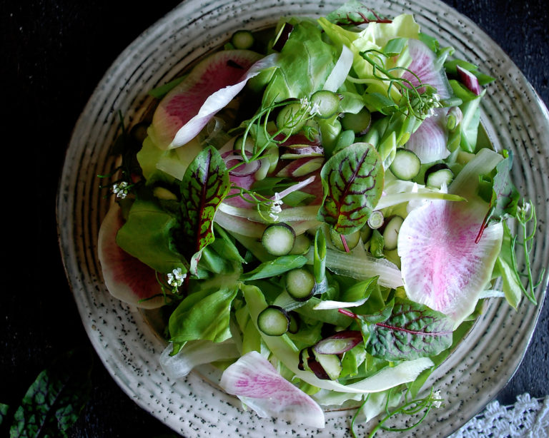 Market Salad with Black Garlic Vinaigrette The Original Dish