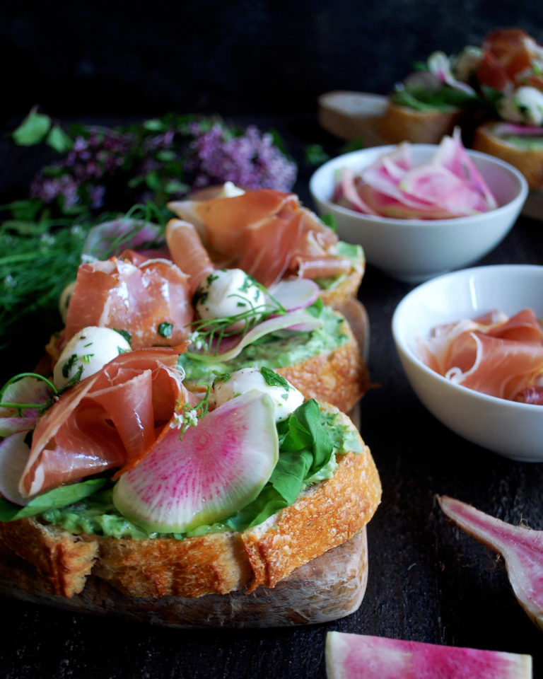 Radish & Butter Tartine The Original Dish