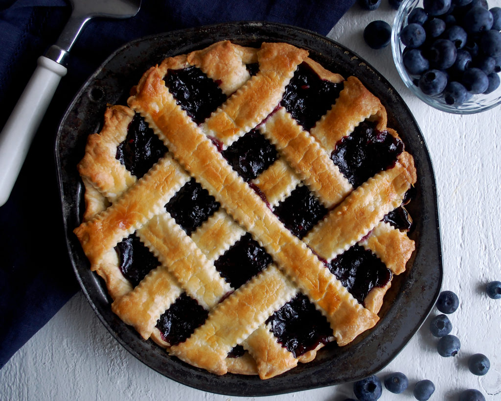 Homemade Blueberry Pie