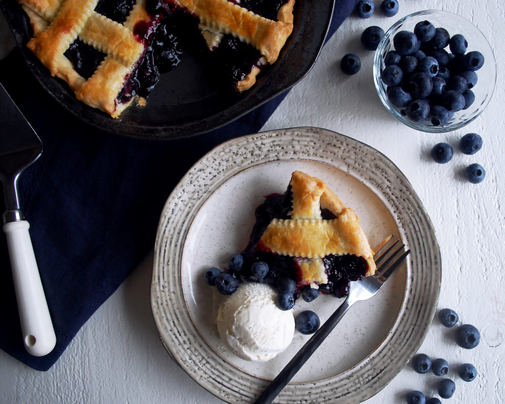 Homemade Blueberry Pie