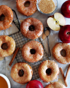 Cinnamon Apple Doughnuts