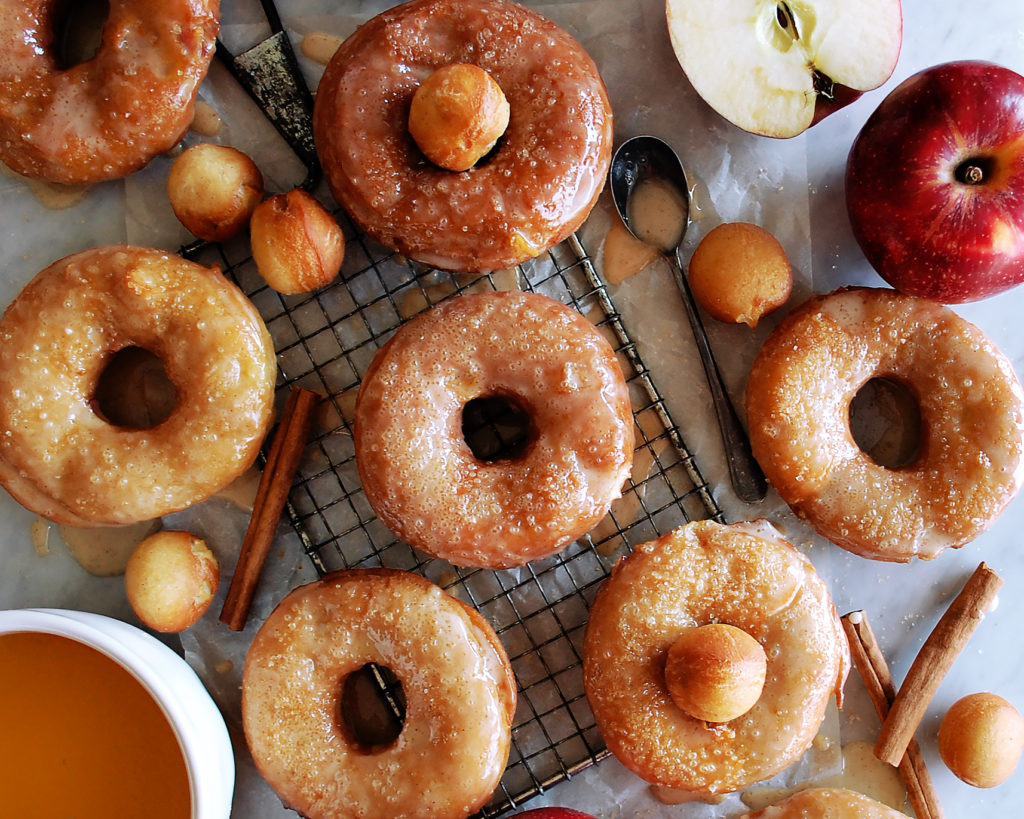 Cinnamon Apple Doughnuts