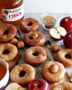 Cinnamon Apple Doughnuts