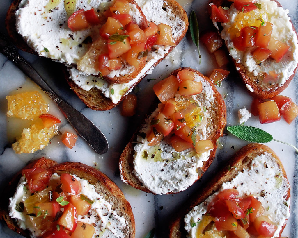 Apple Ricotta Toast