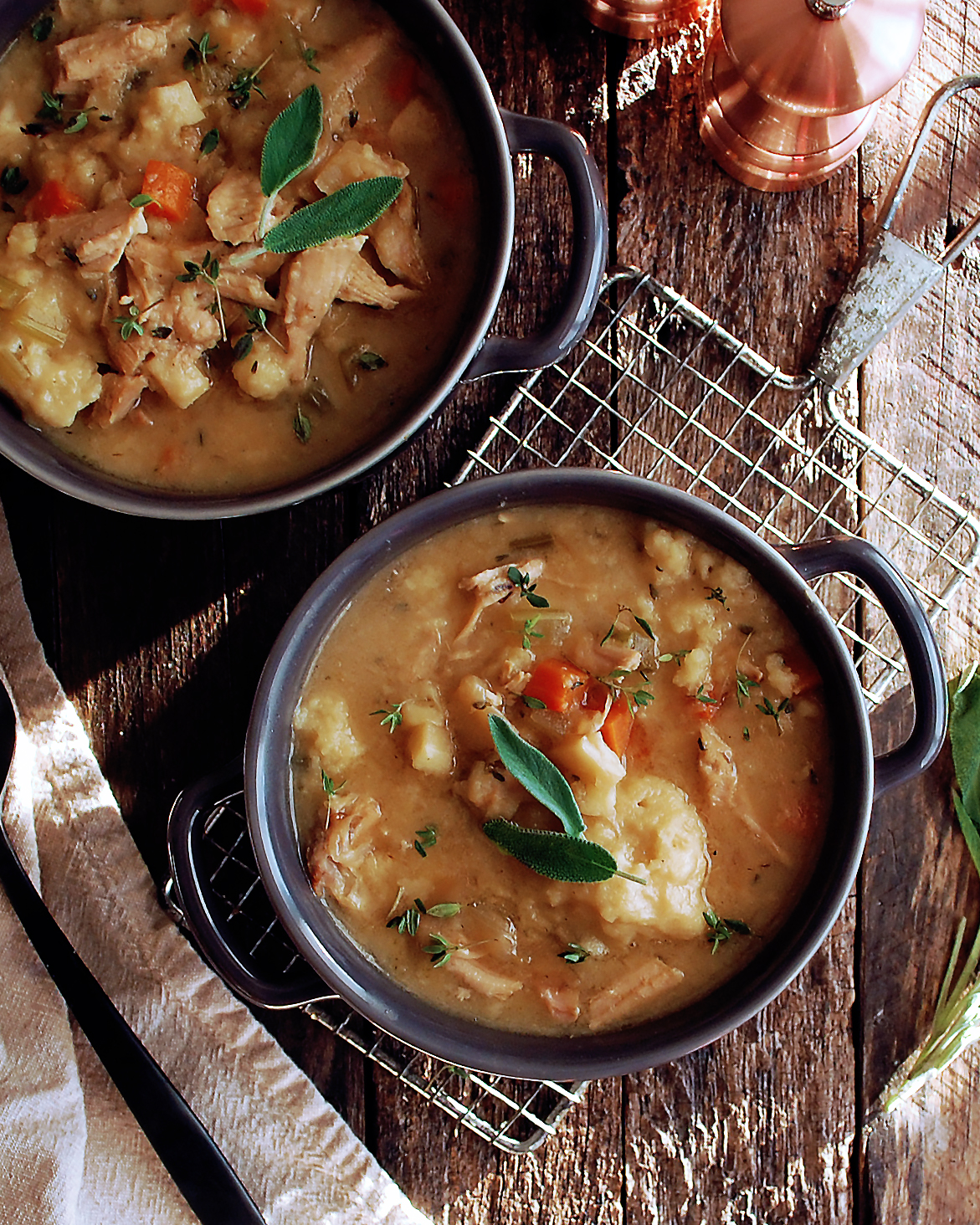 Leftover Turkey & Dumpling Soup - The Original Dish