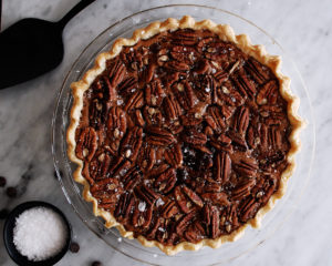 Chocolate Raspberry Pecan Pie