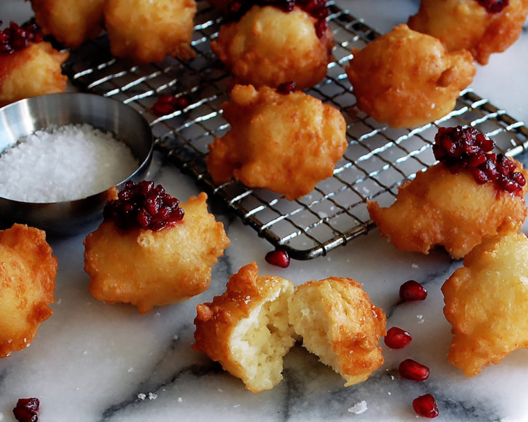 Manchego Cheese Fritters with Pomegranate Beer Jam The Original Dish