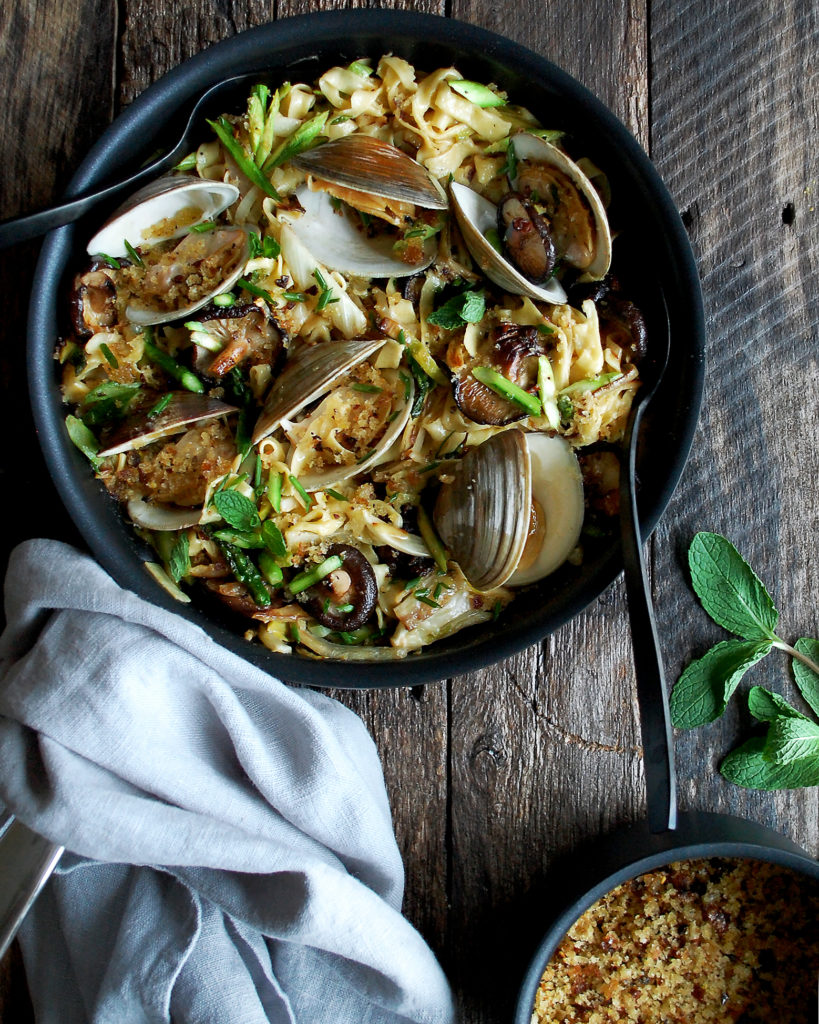 Spring Pasta with Clams