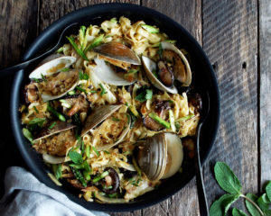 Spring Pasta with Clams