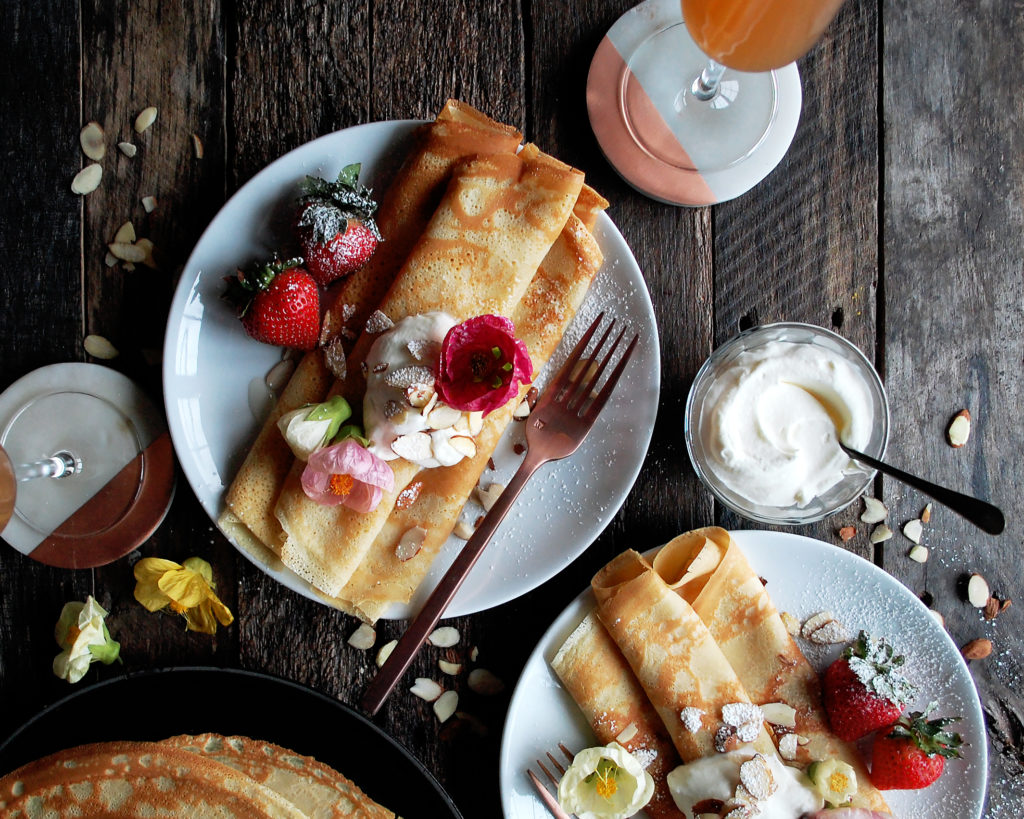 Amaretto Crepes