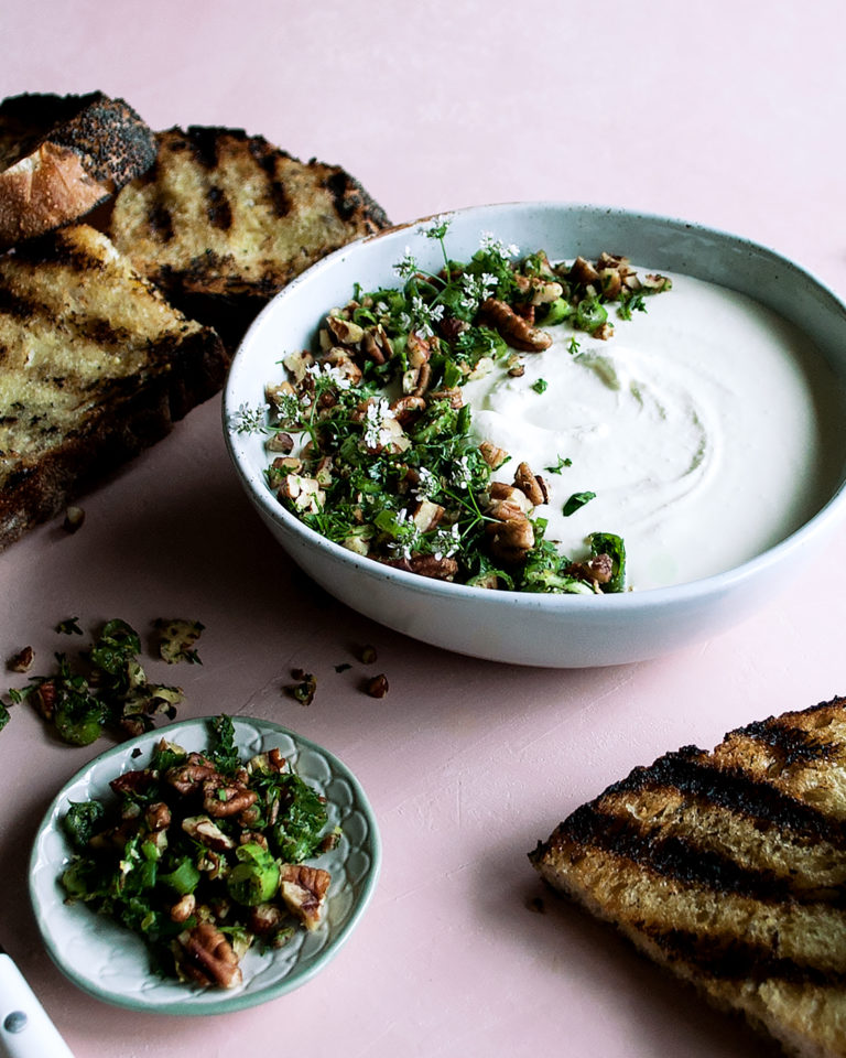 Feta Dip with Pecan Dill Gremolata The Original Dish