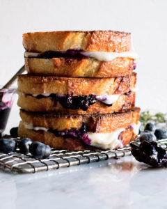Blueberry White Cheddar Grilled Cheese
