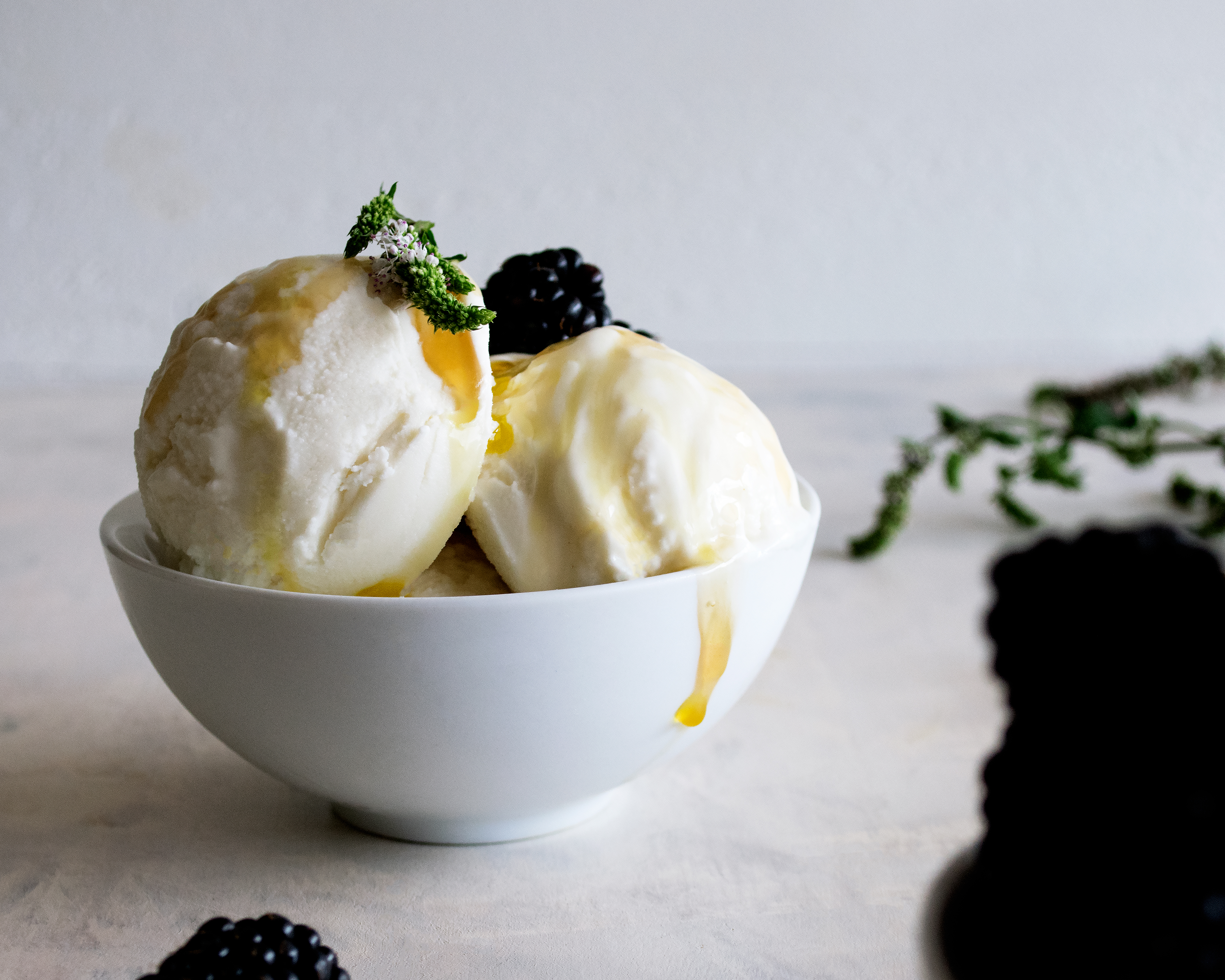 Greek yogurt ice cream