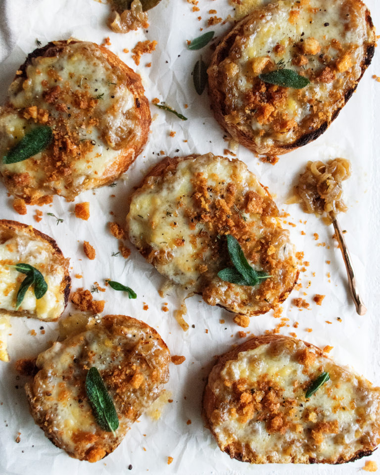 French Onion Toast The Original Dish