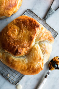 Puff Pastry Wrapped Baked Brie