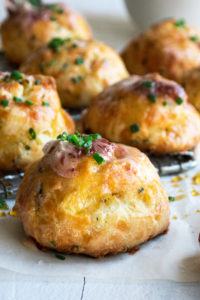Chive Gougeres