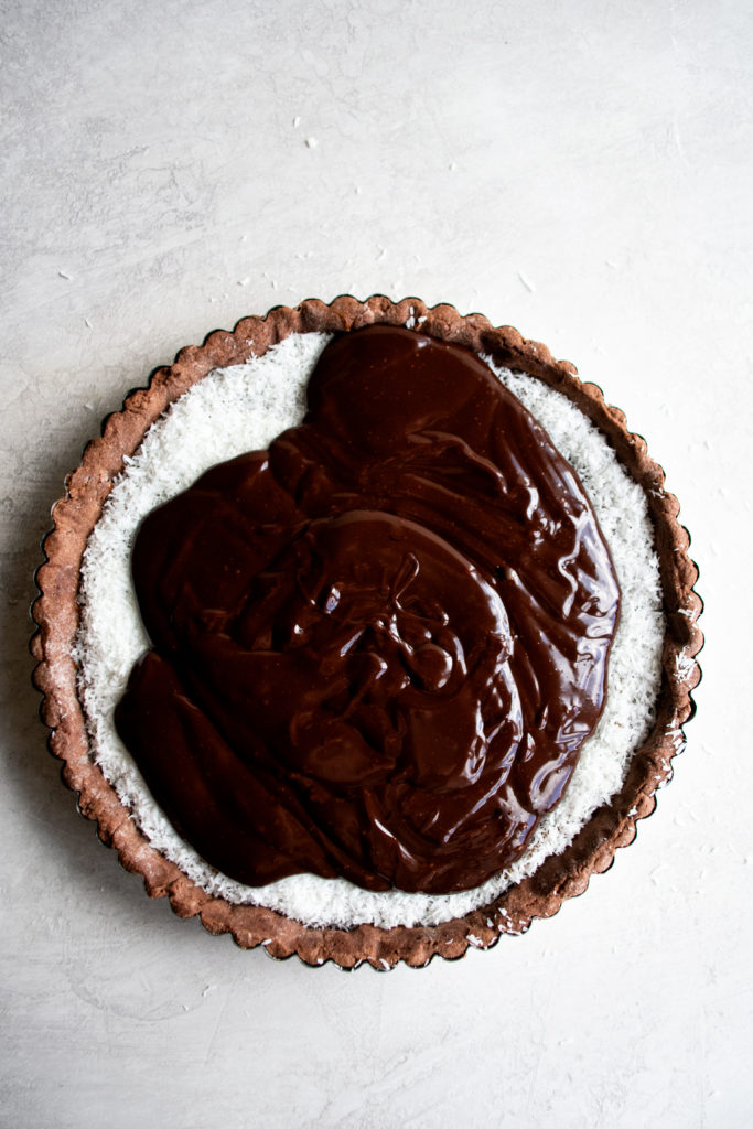 Chocolate Coconut Tart