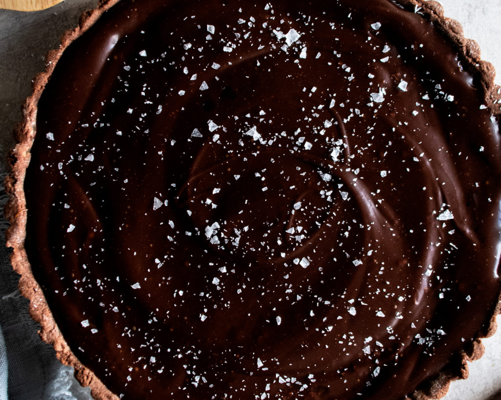 Chocolate Coconut Tart