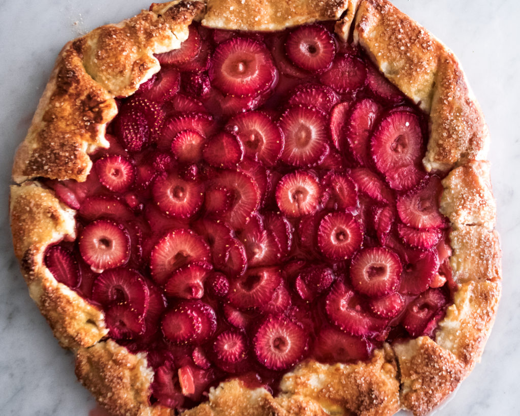 Honey Strawberry Galette