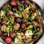 Grilled Potatoes & Beans