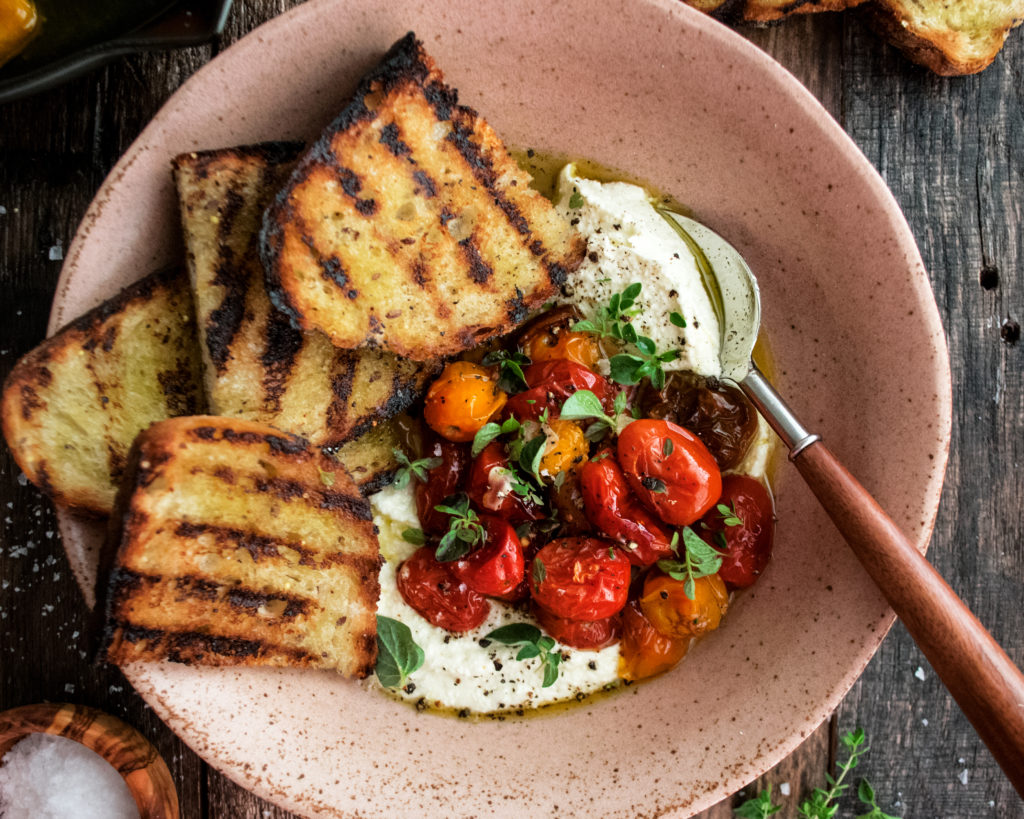 Whipped Feta with Roasted Tomatoes