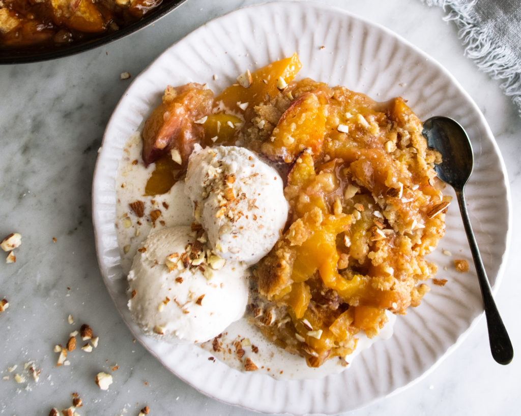 Almond Peach Crisp