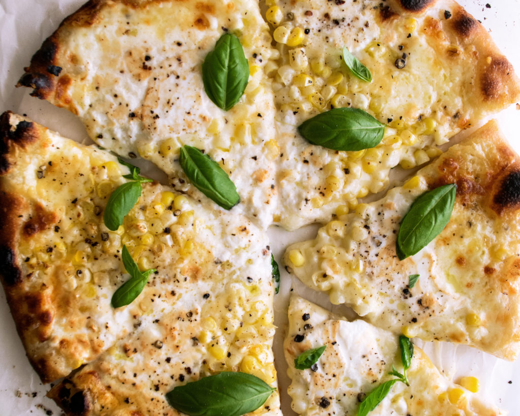 Four Cheese Corn Pizza