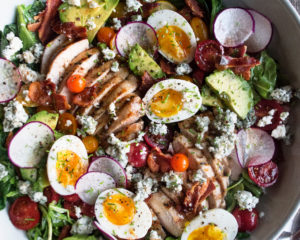 Grilled Romaine Cobb Salad