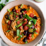Roasted Tomato Curry Noodles