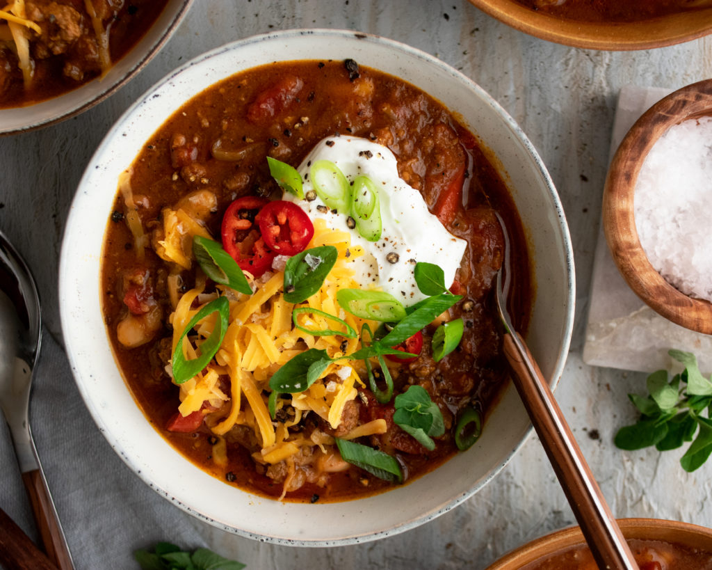 Pumpkin Chorizo Chili