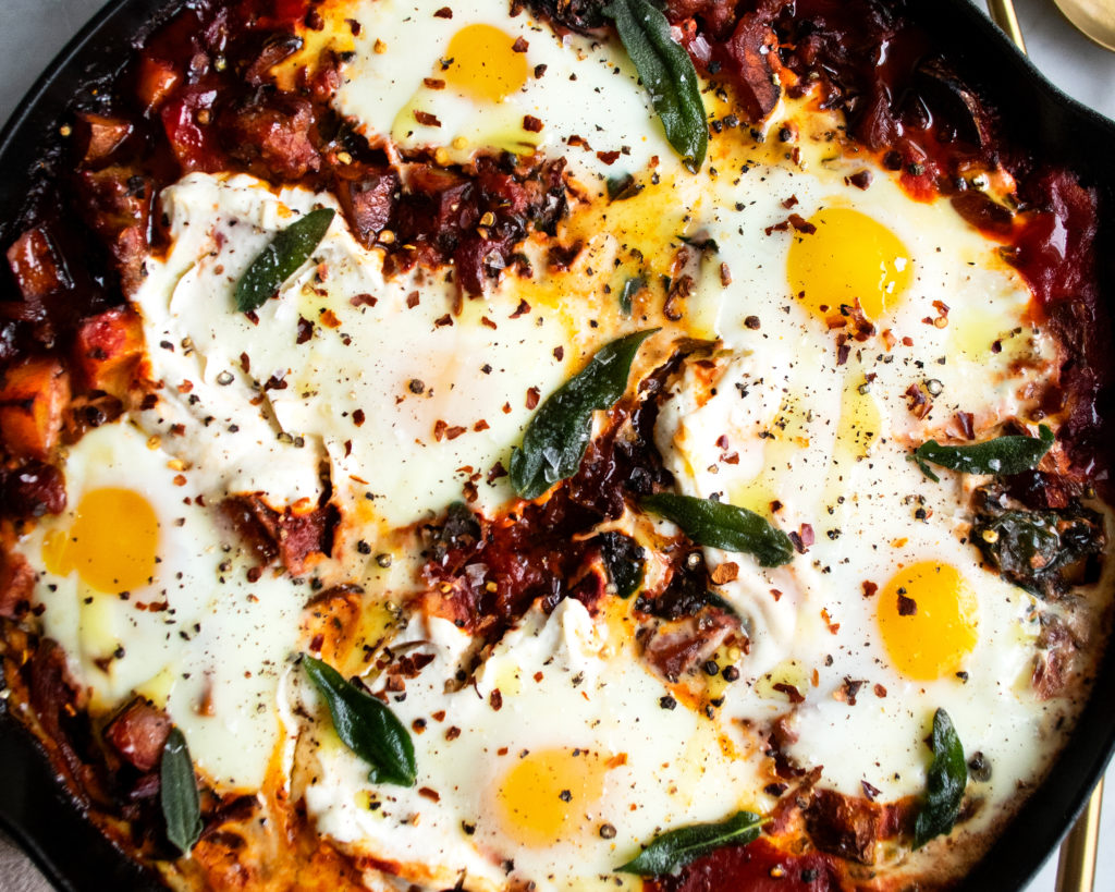 Ricotta Baked Eggs