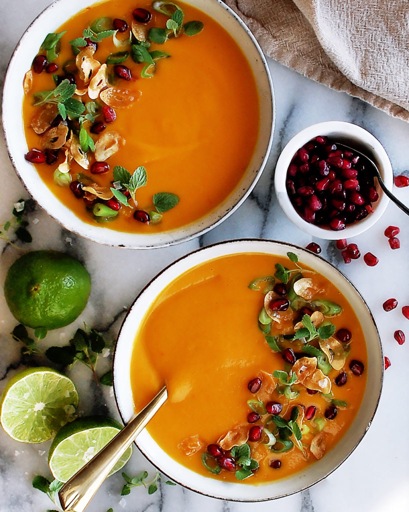 Thai Coconut Sweet Potato Soup