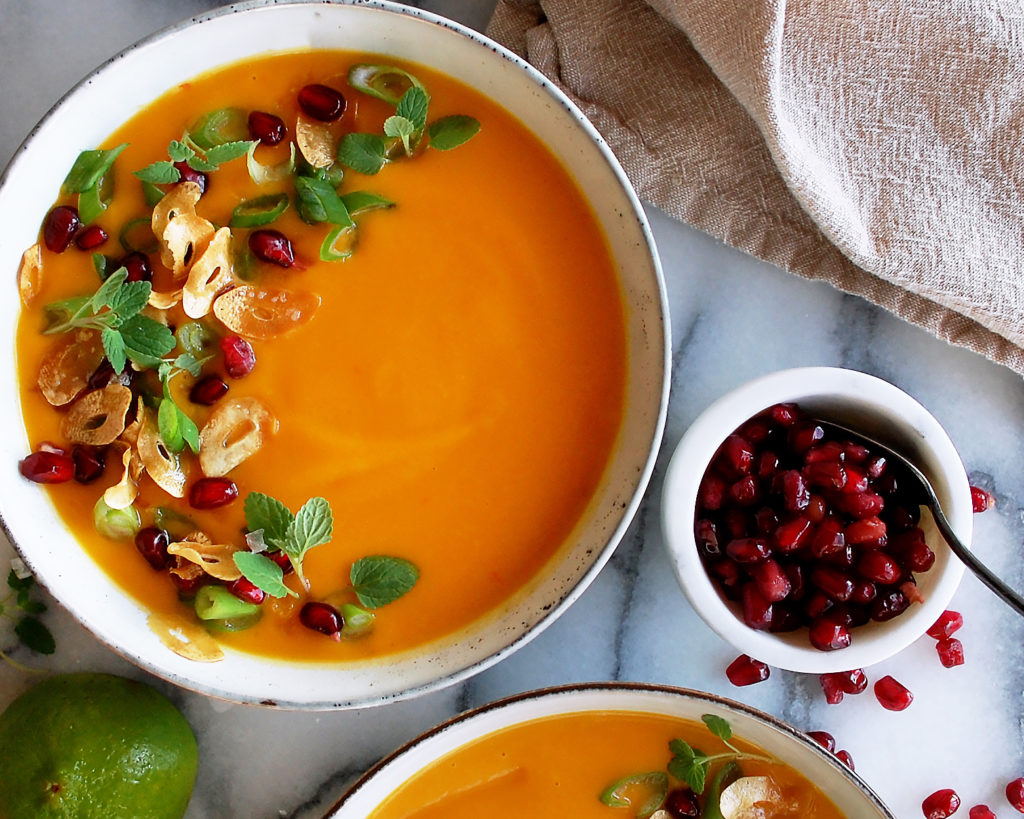 Thai Coconut Sweet Potato Soup