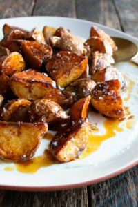 Vinegar Glazed Roasted Potatoes