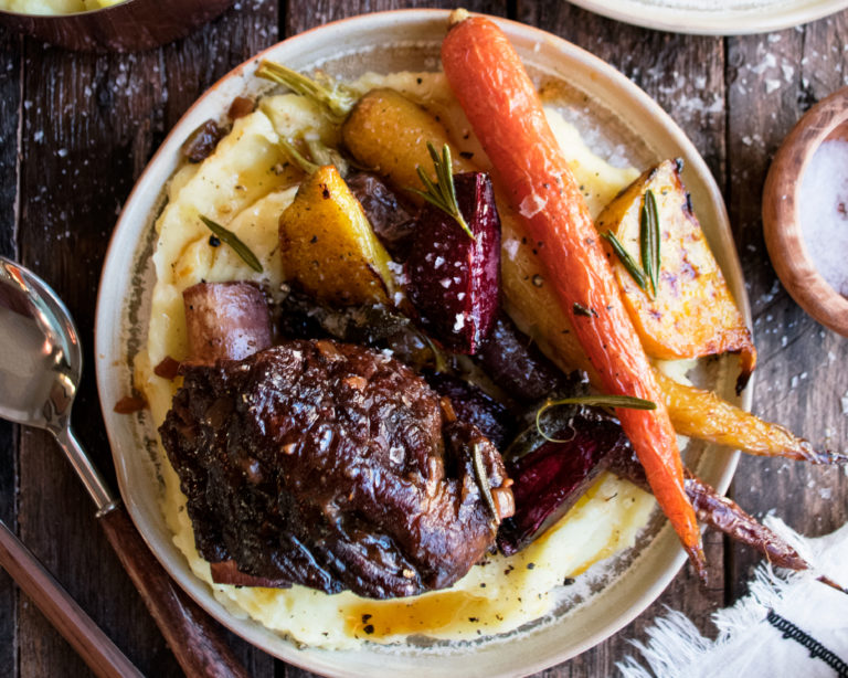 Braised Short Ribs with Roasted Root Vegetables The Original Dish