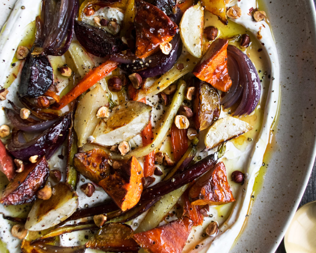 Honey Roasted Winter Vegetables