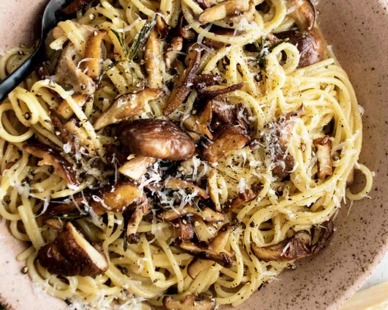 Rosemary Honey Butter Pasta with Crispy Mushrooms The Original Dish