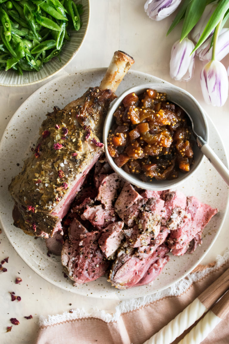 Roasted Leg of Lamb with Apricot Chutney The Original Dish