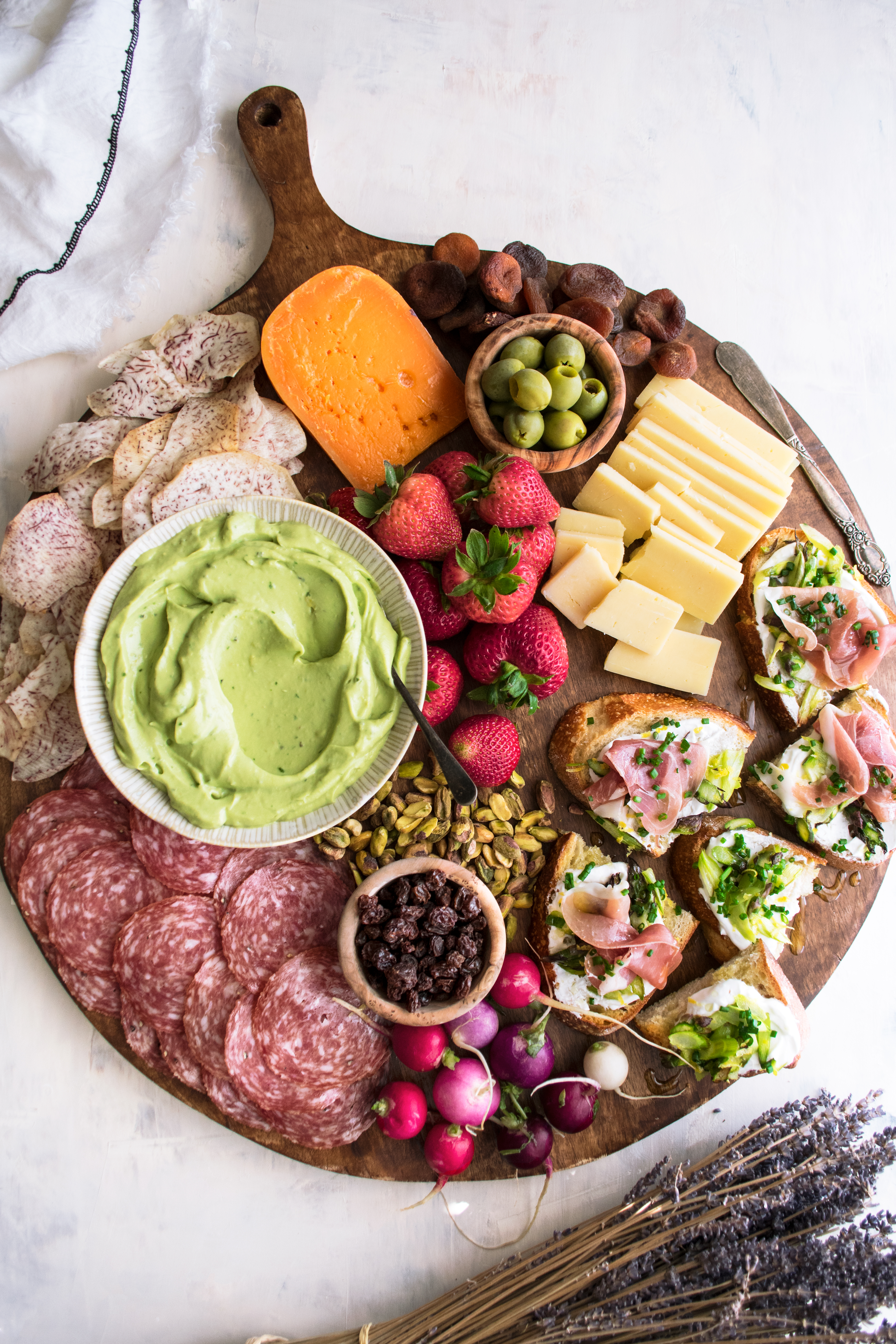 Spring Dessert Cheese Board Recipe