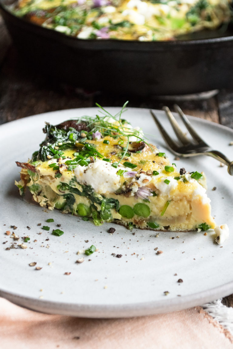 Garden Frittata with Goat Cheese & Potatoes The Original Dish