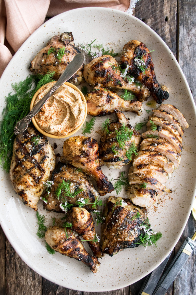 Garlicky Grilled Chicken with Paprika Butter - The Original Dish