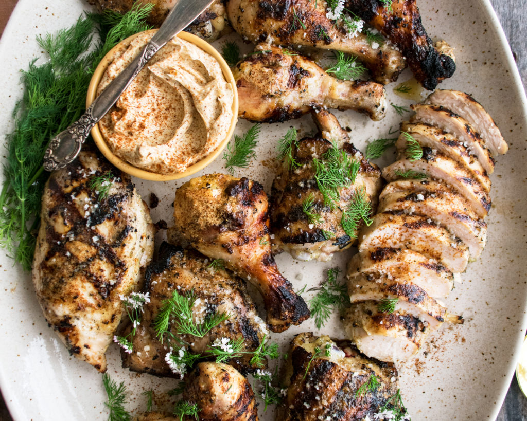 Garlicky Grilled Chicken