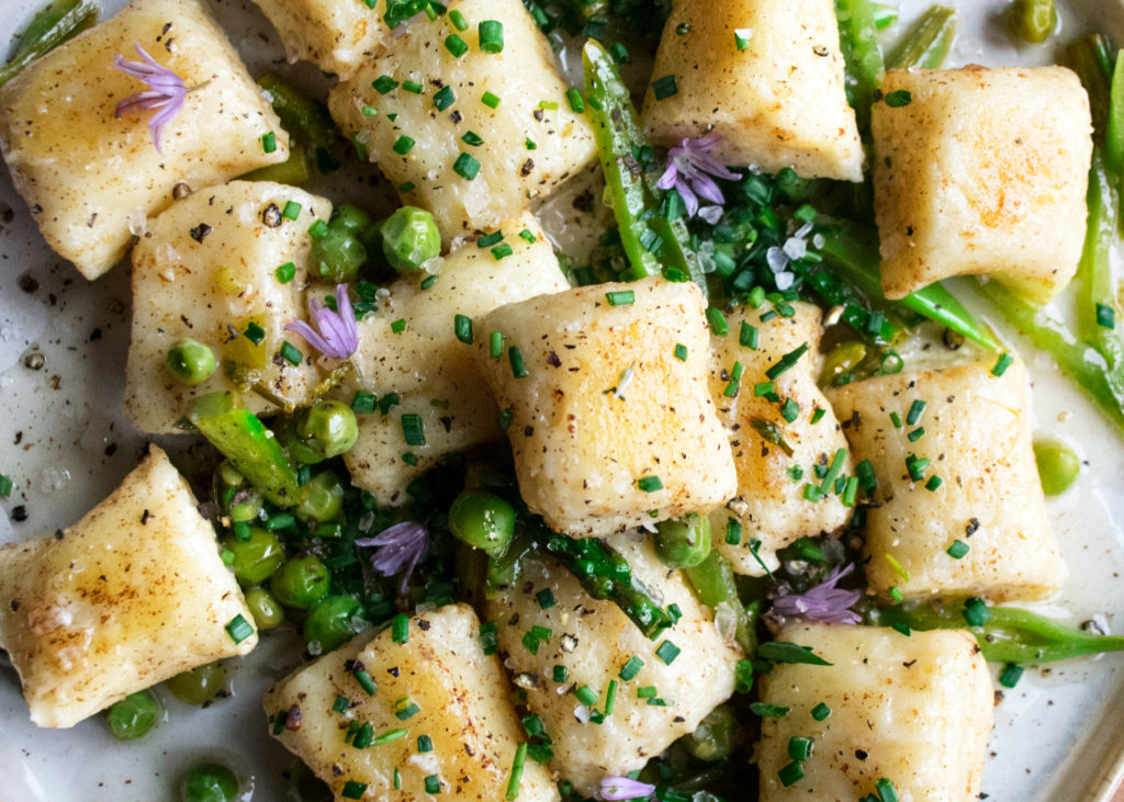 Spring Vegetable Brown Butter Gnocchi